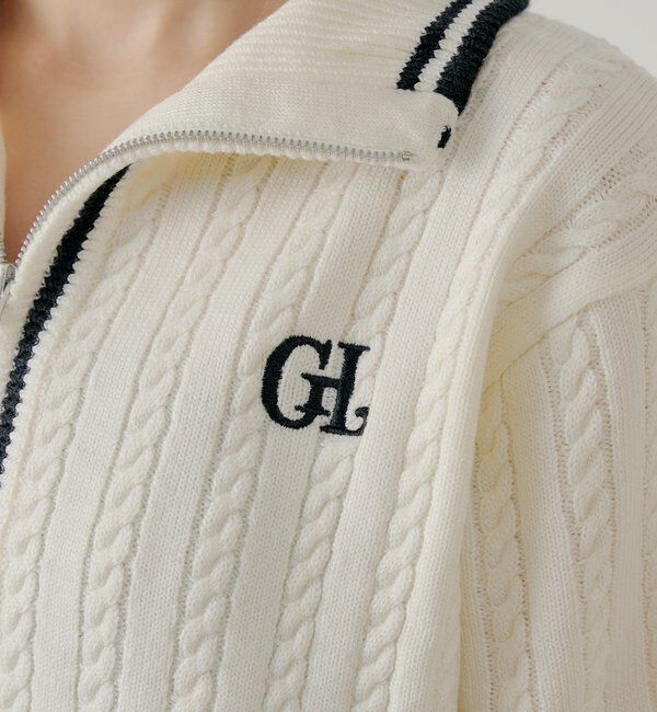  「【セットアップ対応】ダブルジップルーズニット」|ニット・セーター|