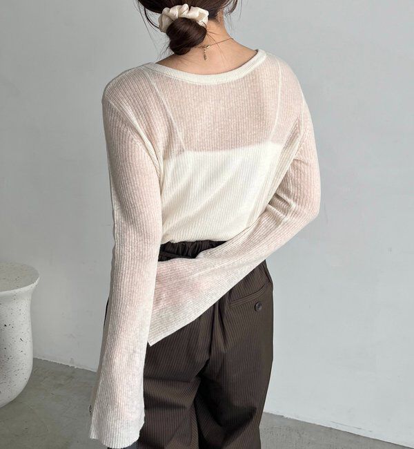  「〈C.L〉カシミアウールフレアスリーブニット」|ニット・セーター|