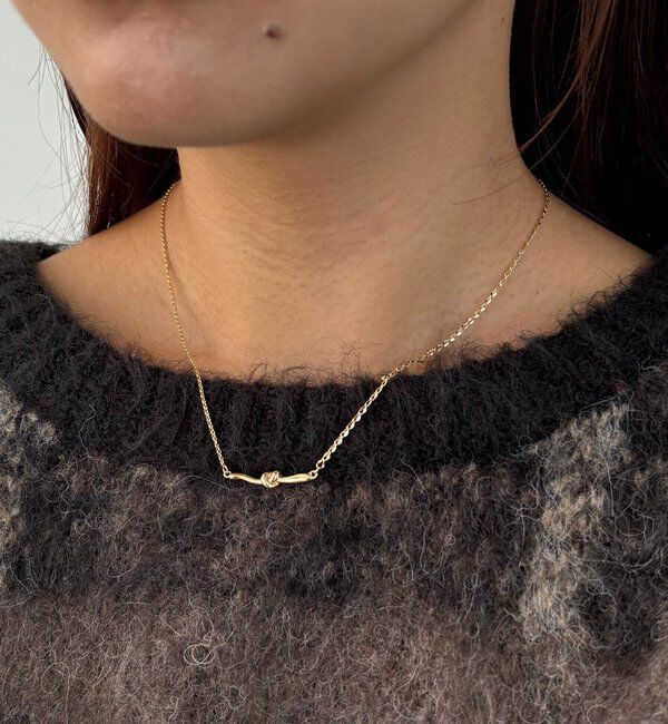  「〈GOLDY/ゴールディ〉ノットバーネックレス」|リング|