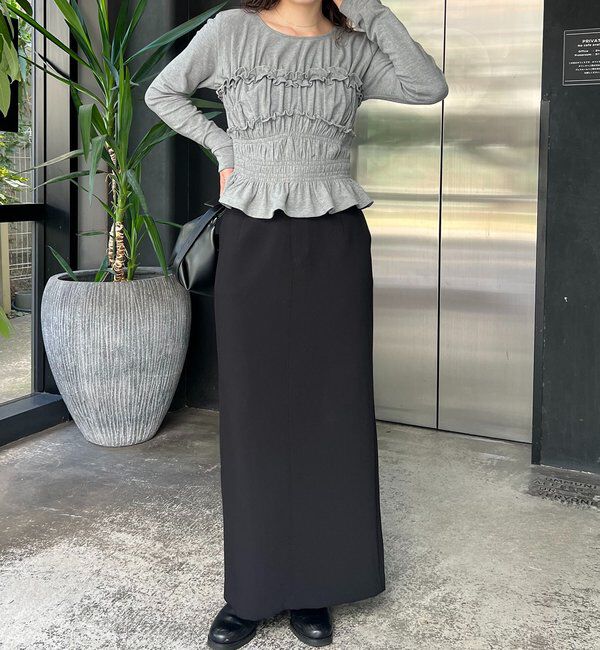  「【体感＋4℃】ベアシャーリング裏起毛トップス」|Tシャツ・カットソー|