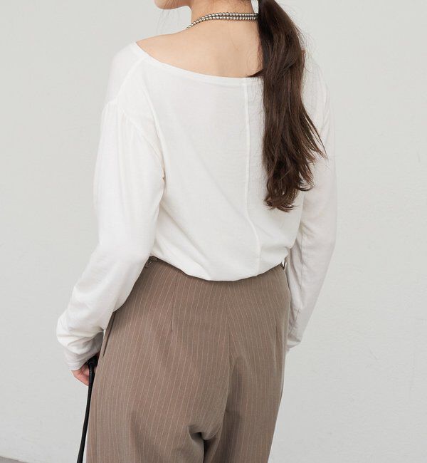  「ベーシックオフショルカットソー」|Tシャツ・カットソー|