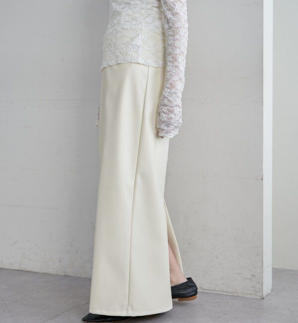  「レザーマキシスカート」|スカート|