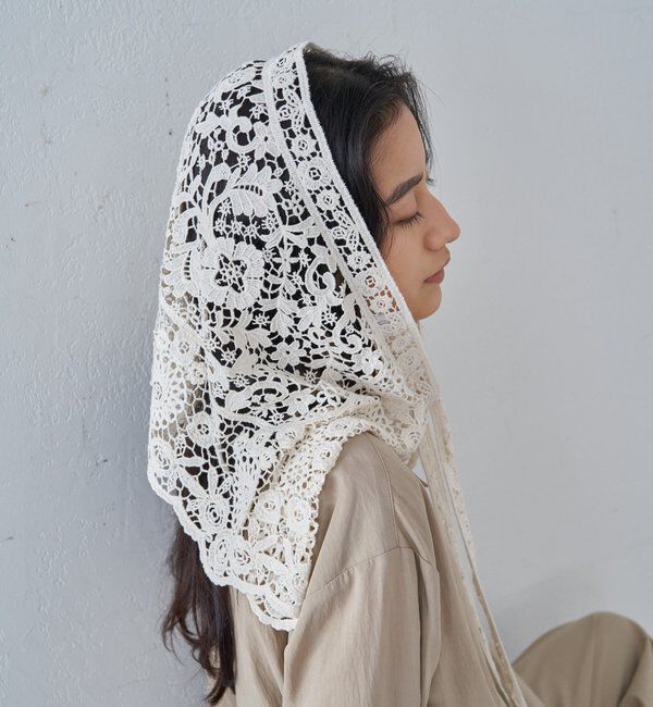  「【再入荷】レースショール」|バンダナ・スカーフ|