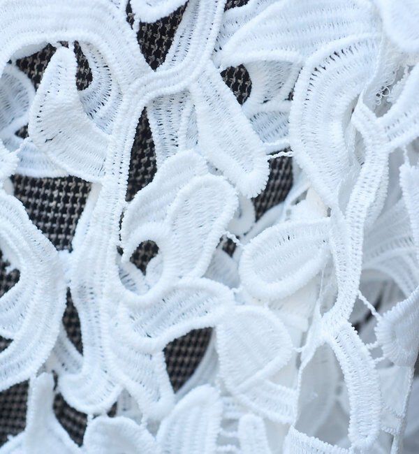  「【Pasterip】 lace multi-way scarf」|バンダナ・スカーフ|