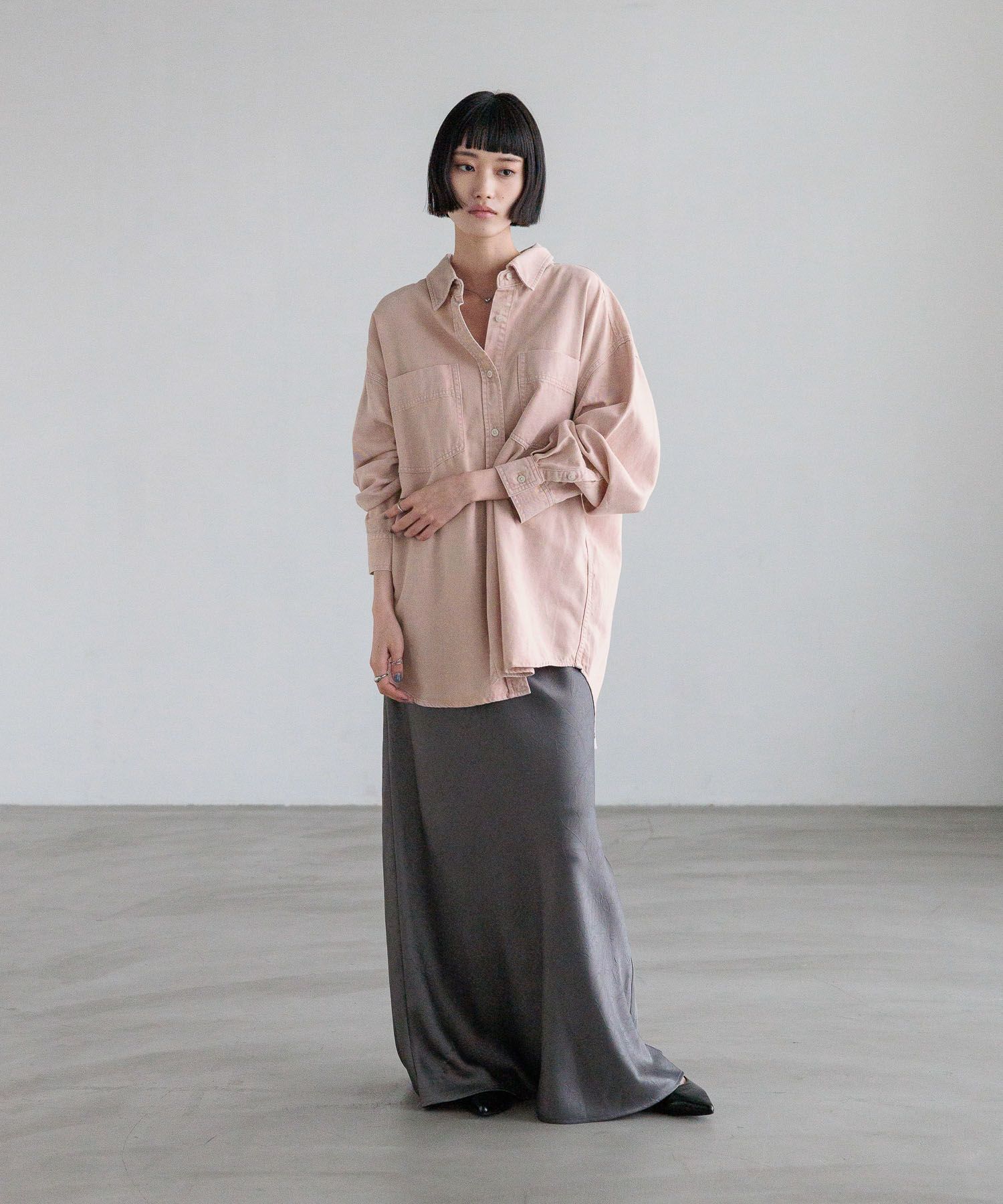 LOWRYS FARM「アソートデニムＢＩＧシャツ」|シャツ・ブラウス|