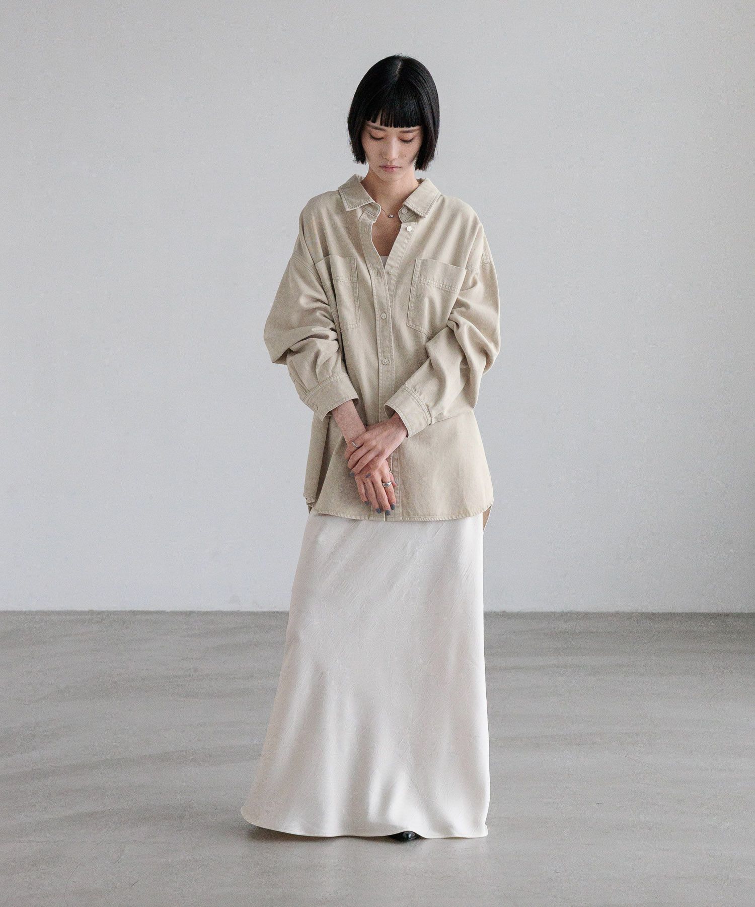 LOWRYS FARM「アソートデニムＢＩＧシャツ」|シャツ・ブラウス|