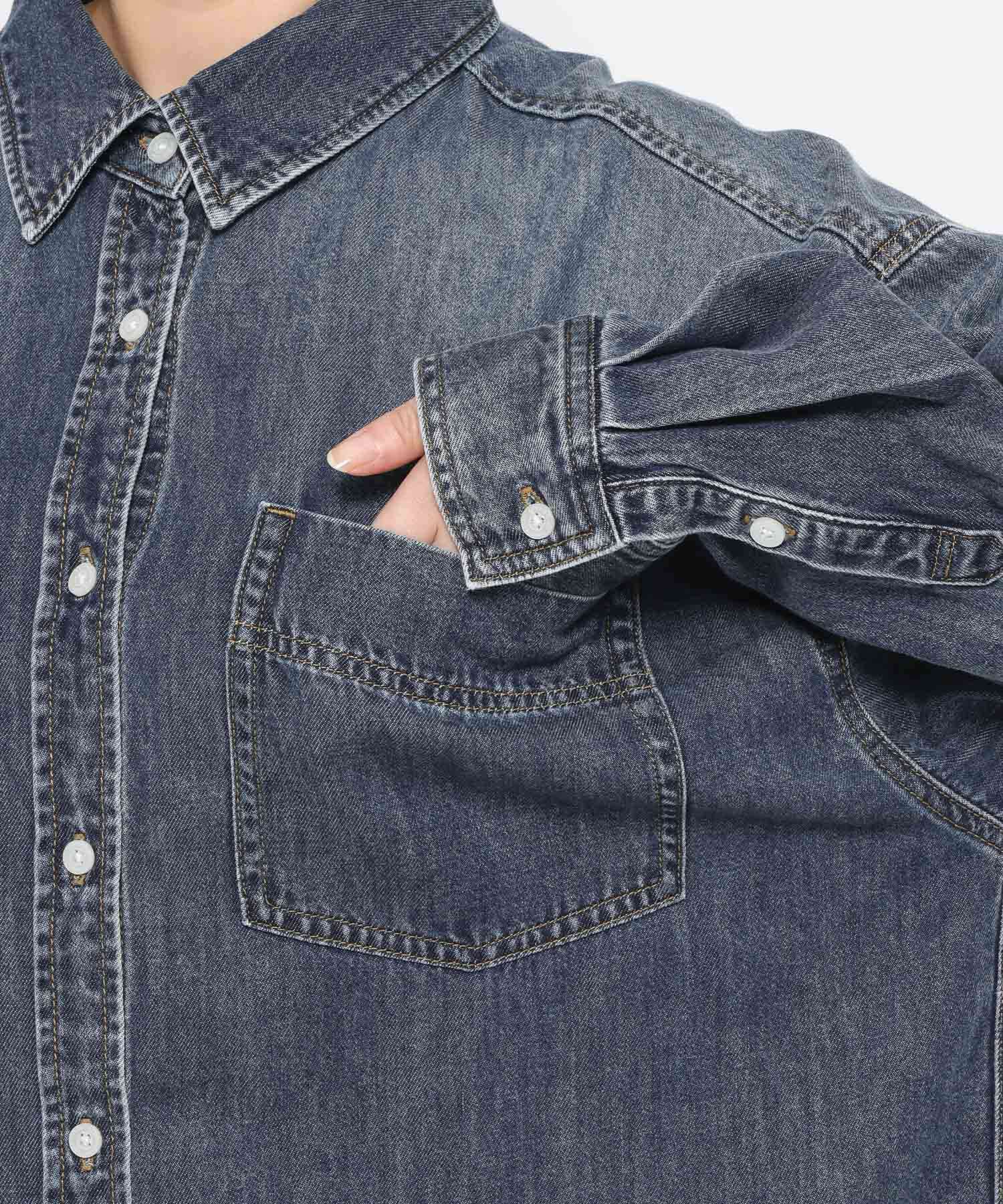 LOWRYS FARM「アソートデニムＢＩＧシャツ」|シャツ・ブラウス|