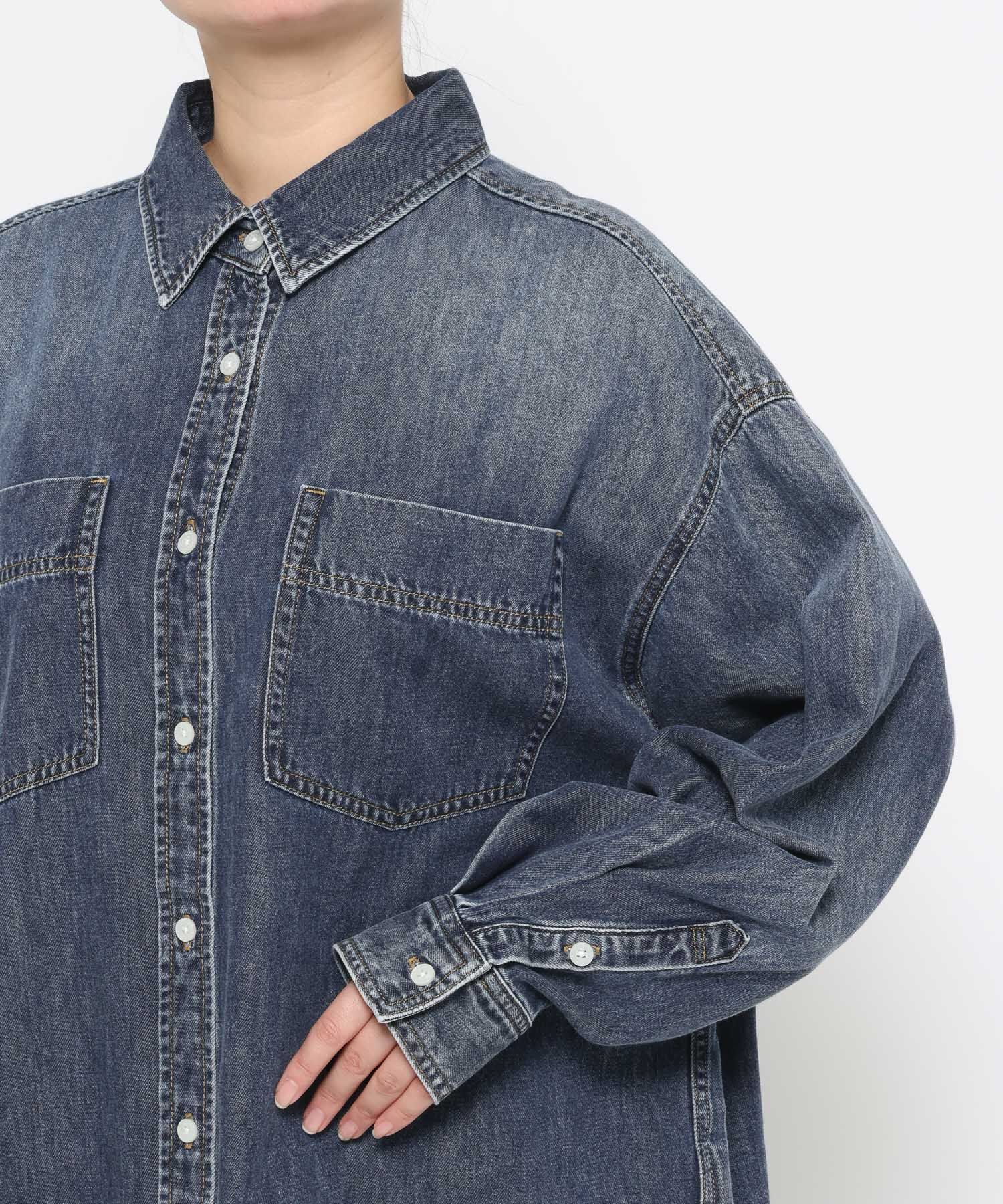 LOWRYS FARM「アソートデニムＢＩＧシャツ」|シャツ・ブラウス|