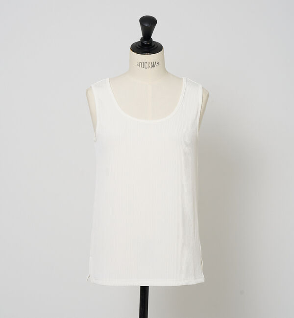 collex「テレコタンクトップ」|キャミソール|オフホワイト