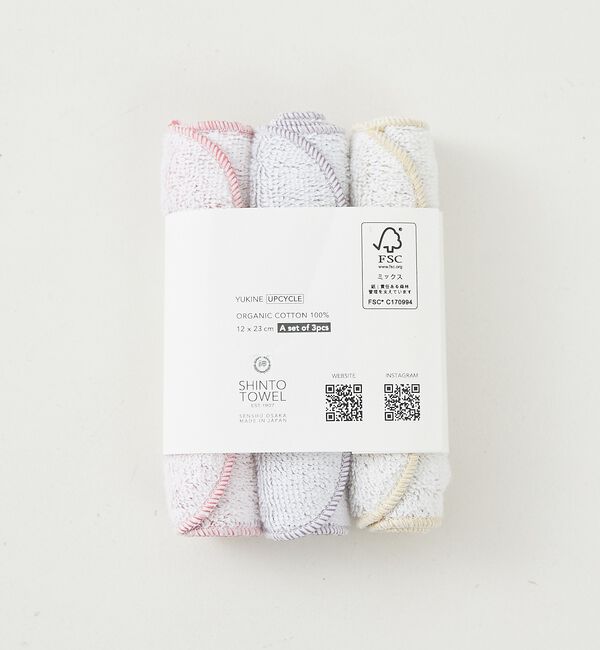 collex「【WEB限定】【SHINTO TOWEL】 YUKINE BITS ハンカチ3枚」|タオル|