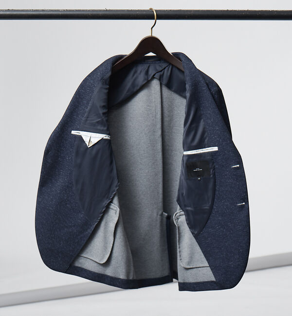 ABAHOUSE「【FLEX JACKET/セットアップ対応】ストレッチ ポンチ ジャケット」|テーラードジャケット|