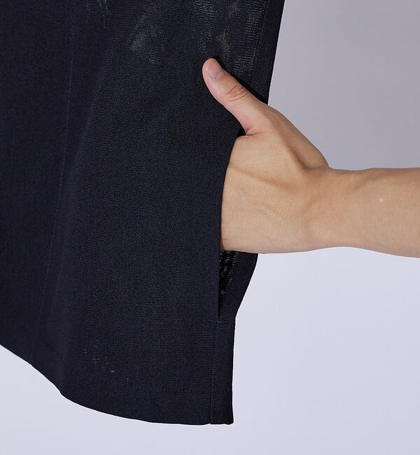 ABAHOUSE「【シアー素材】ラペル カーディガン / サマージャケット」|カーディガン|