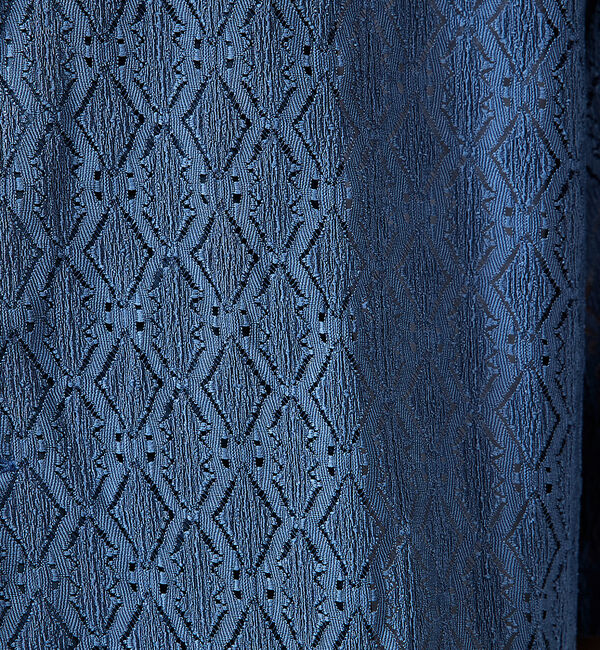 ABAHOUSE「【ジオメトリック柄】 ストレッチ シアーシャツ/レースシャツ」|シャツ・ブラウス|