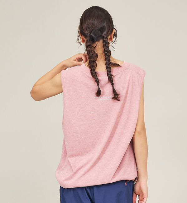 ABAHOUSE「【NANGA/ナンガ】DRY MIX TANK TOP /ロゴプリント 吸汗速乾」|キャミソール|レッド系その他1