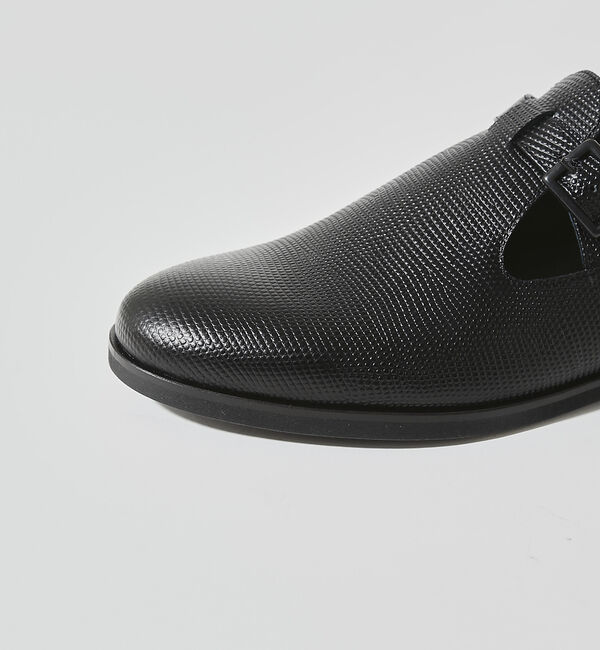 alfredoBANNISTER「【リザード型押し】Tストラップ バックル シューズ」|その他|