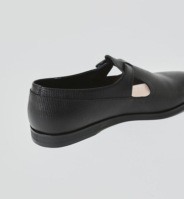 alfredoBANNISTER「【リザード型押し】Tストラップ バックル シューズ」|その他|