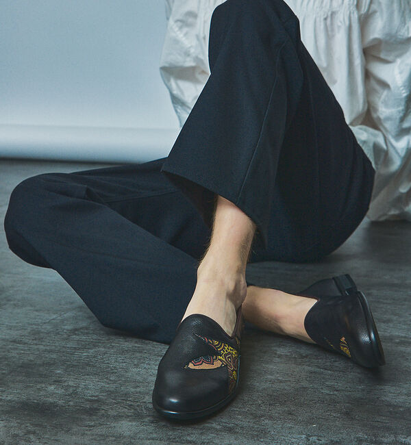 alfredoBANNISTER「【MADE IN JAPAN】ウエスタンパッチワーク オペラシューズ/スリッポン」|ローファー|