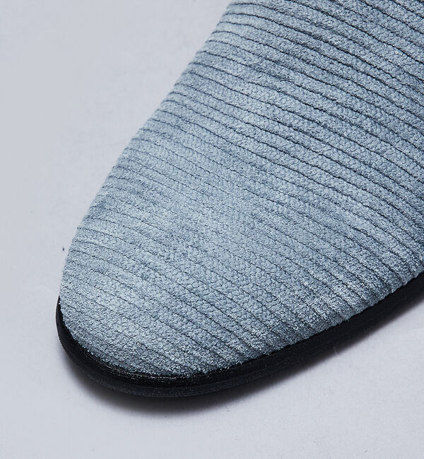 alfredoBANNISTER「【ソフトレザー】カウンターレス ゴア スリッポン」|ローファー|