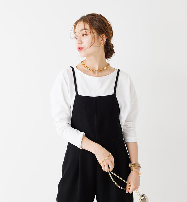 Rouge vif「ダブルクロス サロペット」|オールインワン|