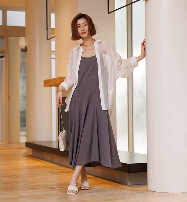 Rouge vif「キュプラキャミフレアワンピース」|ワンピース|