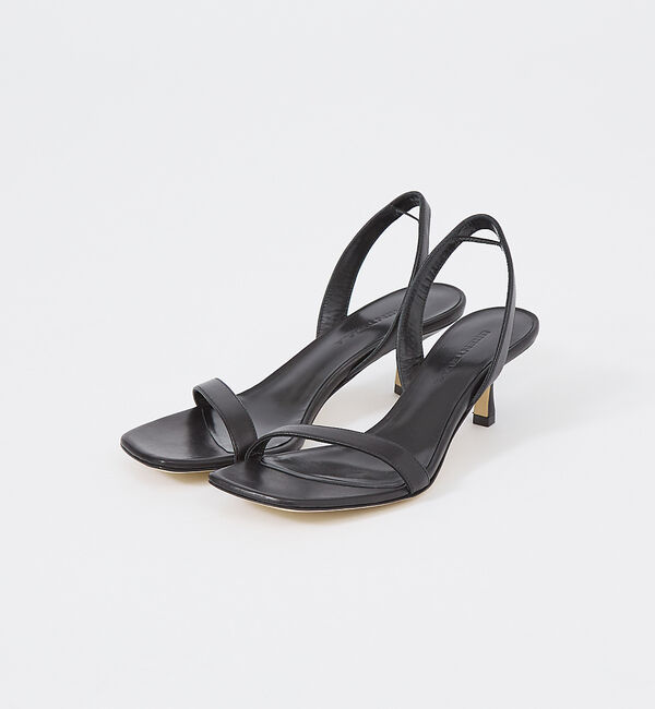 Rouge vif「【BRENTELLA/ブレンテッラ】ストラップサンダル CAROL」|サンダル|ブラック