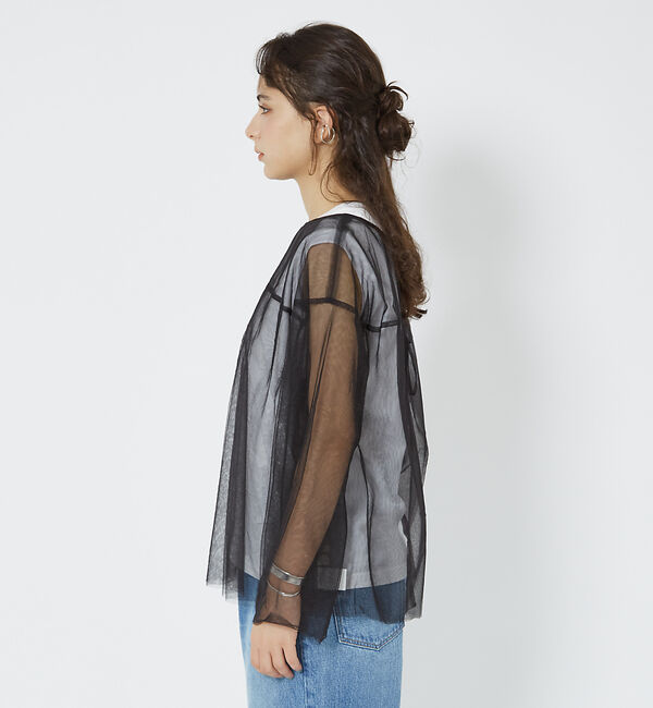 Rouge vif「2WAYチュールシアーブラウス」|シャツ・ブラウス|