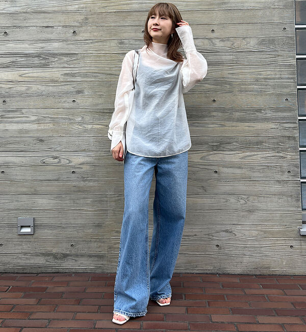 Rouge vif「ニュアンスタートルシアーブラウス」|シャツ・ブラウス|