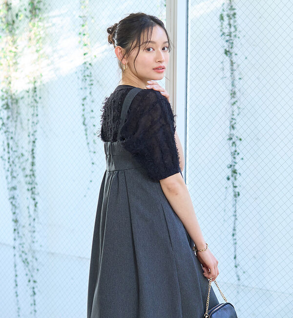 Rouge vif「デニムライクベアキャミワンピース」|ワンピース|