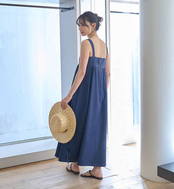 Rouge vif「デニムライクベアキャミワンピース」|ワンピース|