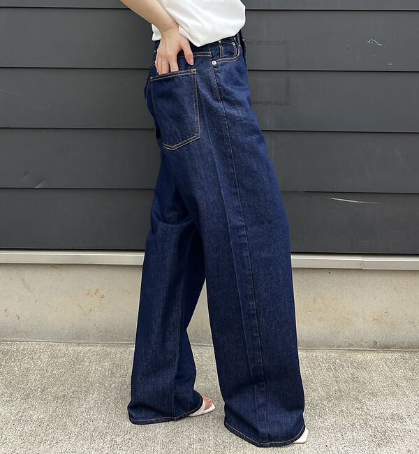 Rouge vif「【NEEDBY heritage/ニードバイヘリテージ】KOH ワイドストレート」|デニム|