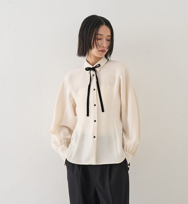 Rouge vif「リボン付きブラウス」|シャツ・ブラウス|