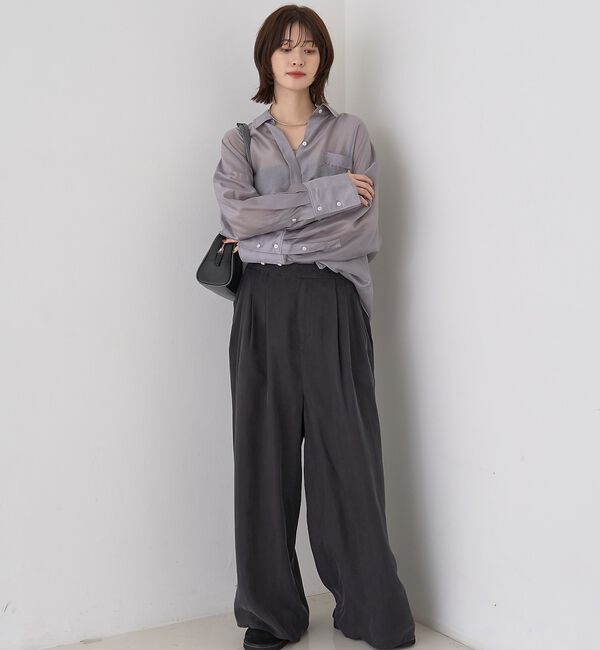 Rouge vif「【定番人気】【ロングセラー】バックツイストシャツ」|シャツ・ブラウス|