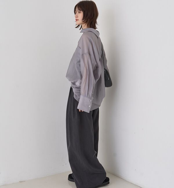 Rouge vif「【定番人気】【ロングセラー】バックツイストシャツ」|シャツ・ブラウス|