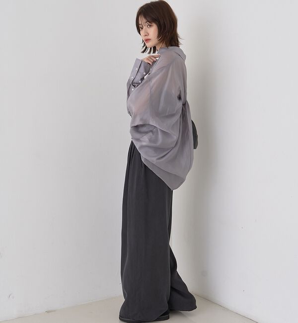 Rouge vif「【定番人気】【ロングセラー】バックツイストシャツ」|シャツ・ブラウス|