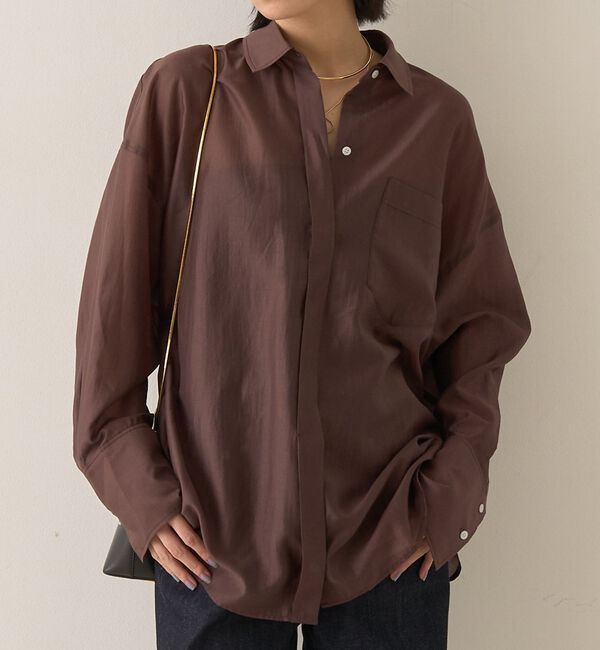 Rouge vif「【定番人気】【ロングセラー】バックツイストシャツ」|シャツ・ブラウス|