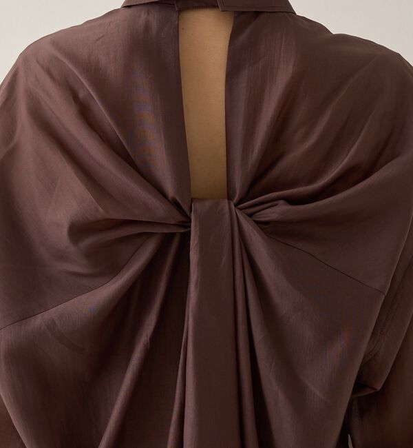 Rouge vif「【定番人気】【ロングセラー】バックツイストシャツ」|シャツ・ブラウス|