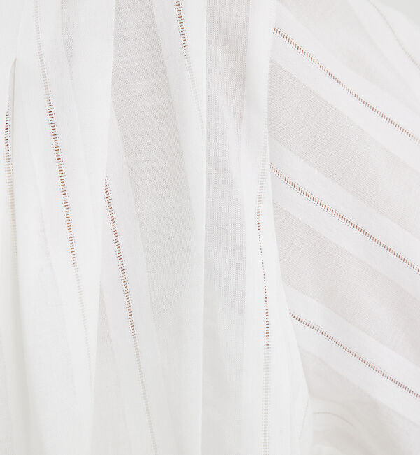 qualite「Vネックタックシャツ」|シャツ・ブラウス|