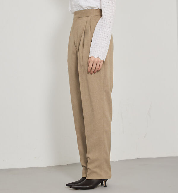 qualite「【セットアップ対応】ツイードタックテーパード」|その他|