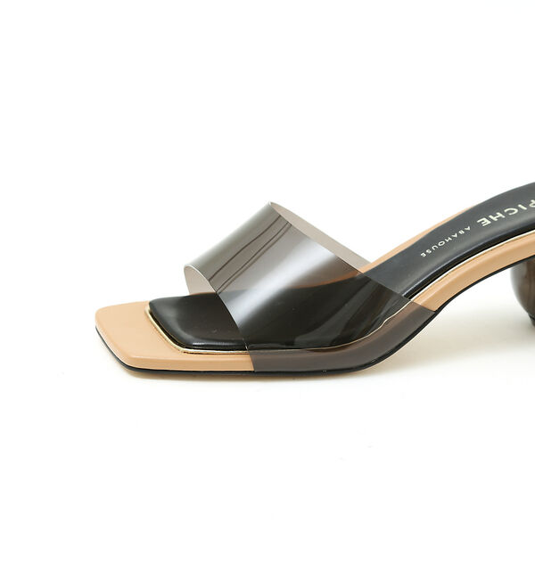 AU BANNISTER「クリアヒールミュール」|サンダル|