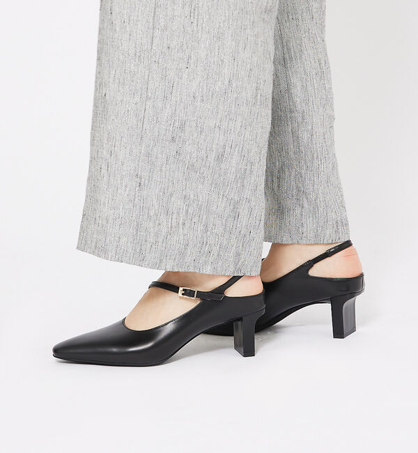 AU BANNISTER「バックオープンストラップパンプス」|サンダル|