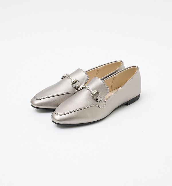 AU BANNISTER「【販売店舗限定】ビットローファー」|ローファー|シルバー