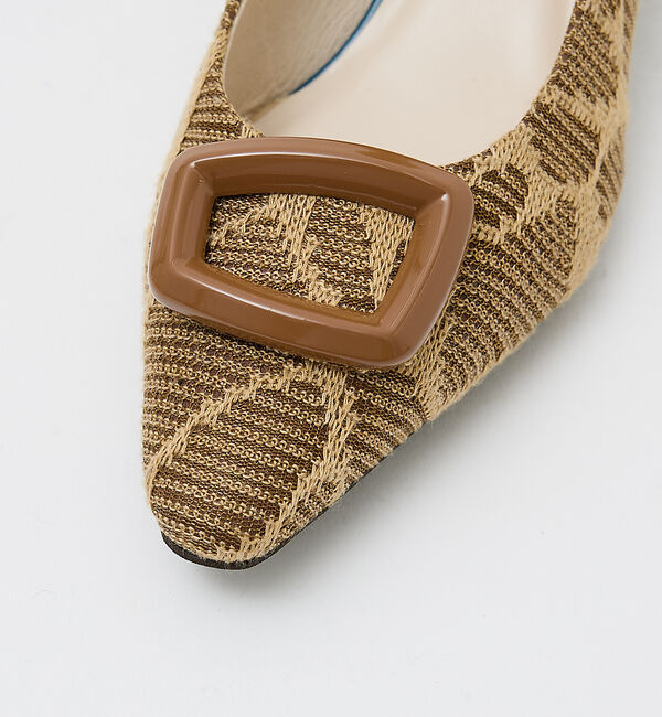 AU BANNISTER「オーナメント ミドルヒールパンプス」|パンプス|