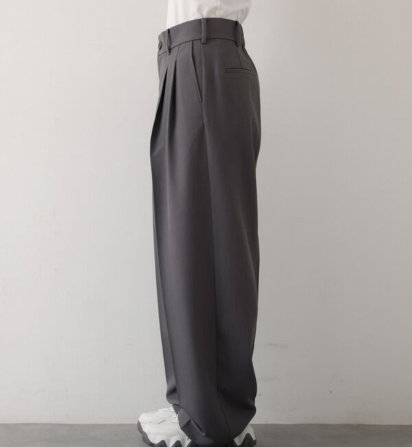 abahouse mavie「【快適&美脚】タックワイドスラックス」|その他|