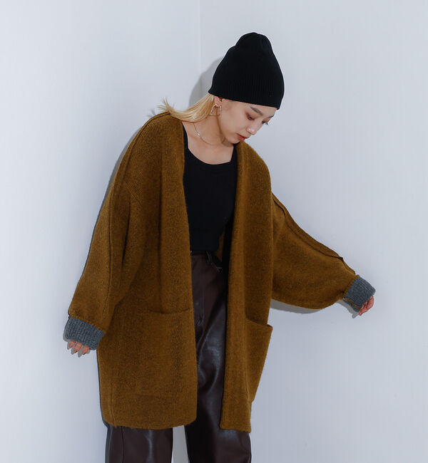 NOMINE「袖ボリュームニットコート」|その他|