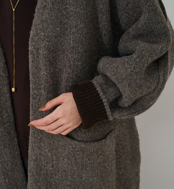 NOMINE「袖ボリュームニットコート」|その他|