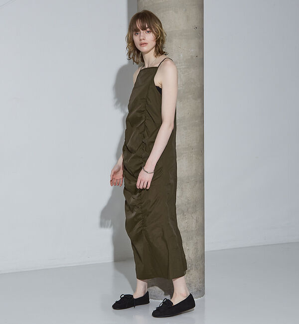 NOMINE「ギャザー キャミワンピース」|ワンピース|