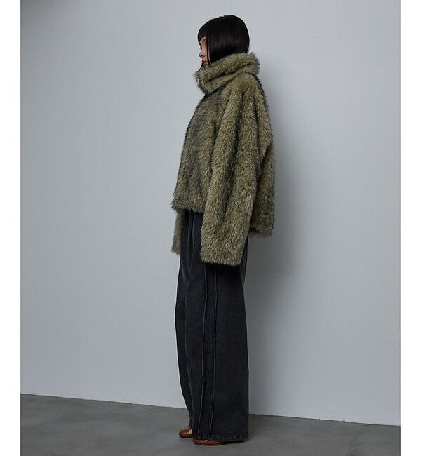 NOMINE「スタンドフェイクファーブルゾン」|ブルゾン・スタジャン|