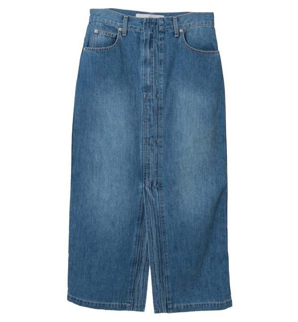 TIARA「デニムタイトマキシスカート」|スカート|