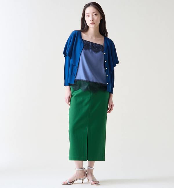 TIARA「Vネックケープニット」|ニット・セーター|