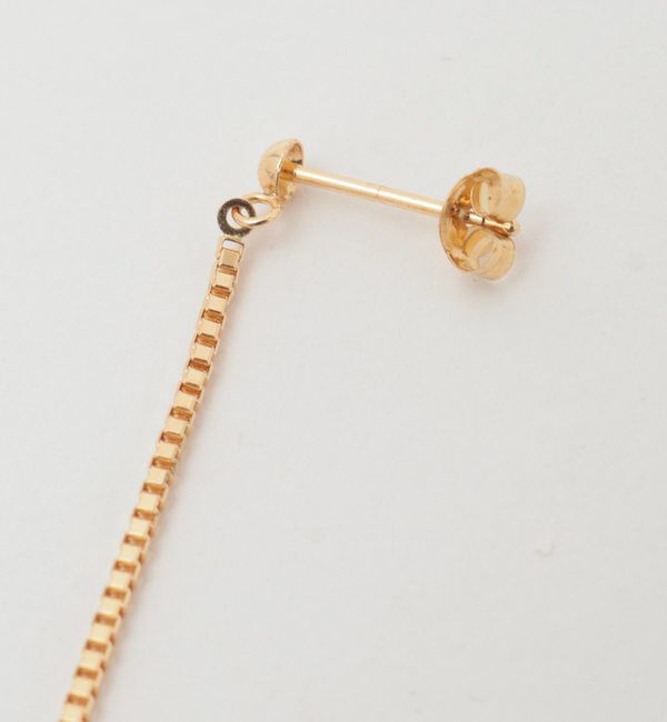 SOFFITTO「【Rudbeckia/ルドベキア】Chain long pierce (片耳)」|ピアス|